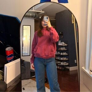 Abercrombie & Fitch Pink Oversized Hoodie